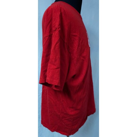 Delta Pro Weight Mens 2XL Red Coca Cola Coke Classic Spellout Cotton T-Shirt - Picture 6 of 11